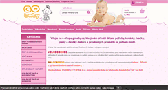 Desktop Screenshot of gobaby.cz